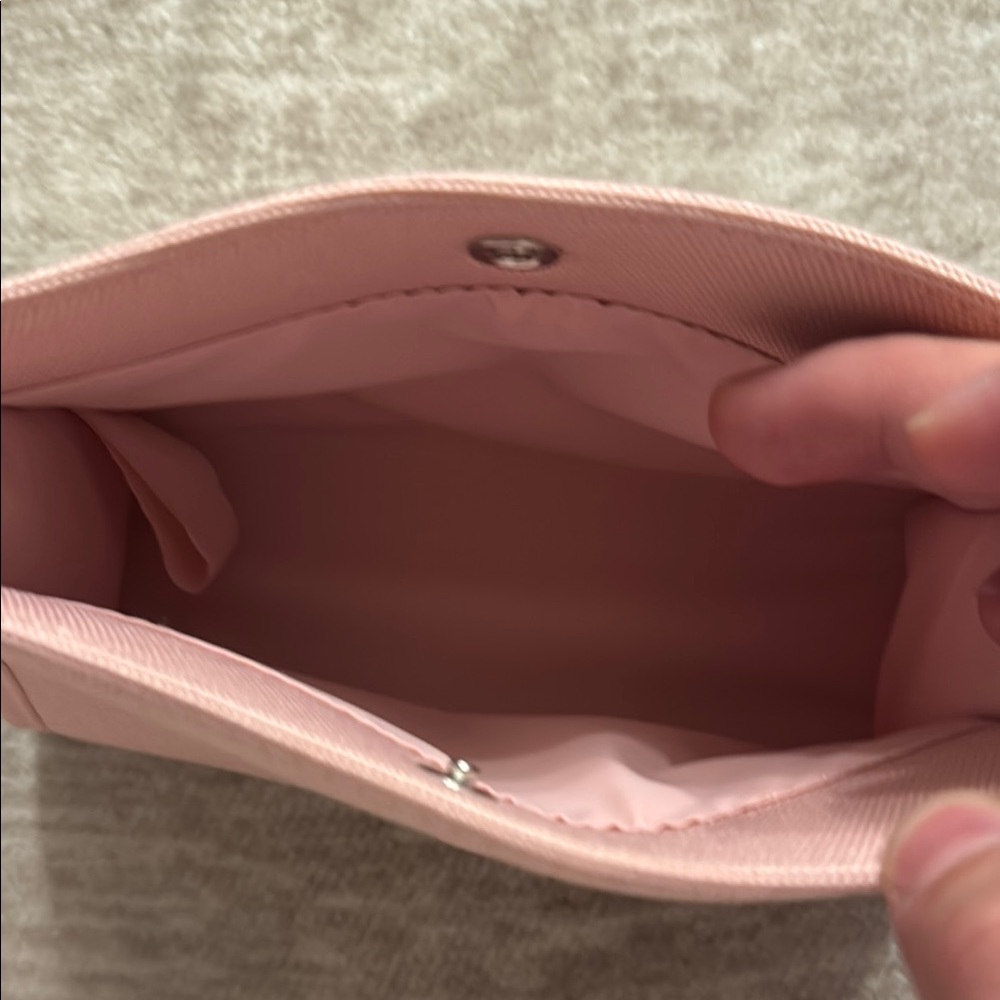 Dior Pink Leather Wallet with Embossed Logo(very cute size) - Picture 2 of 3